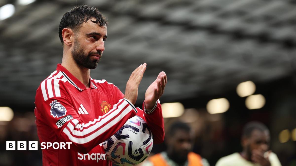 Fernandes Oo Saddex-goal Ku Dhaliyay Guushii 5-2 ee United Kaga Baxday Ipswich