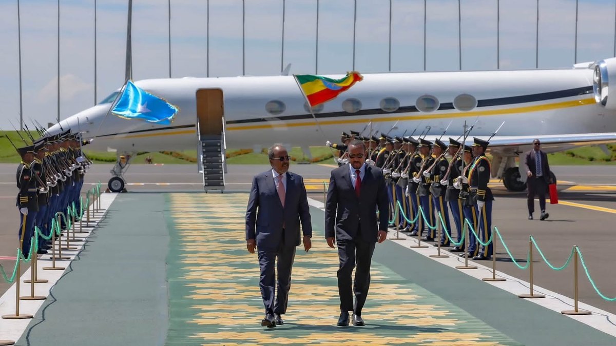 Madaxweyne Hassan Sheekh oo booqasho shaqo ku tagaya Itoobiya