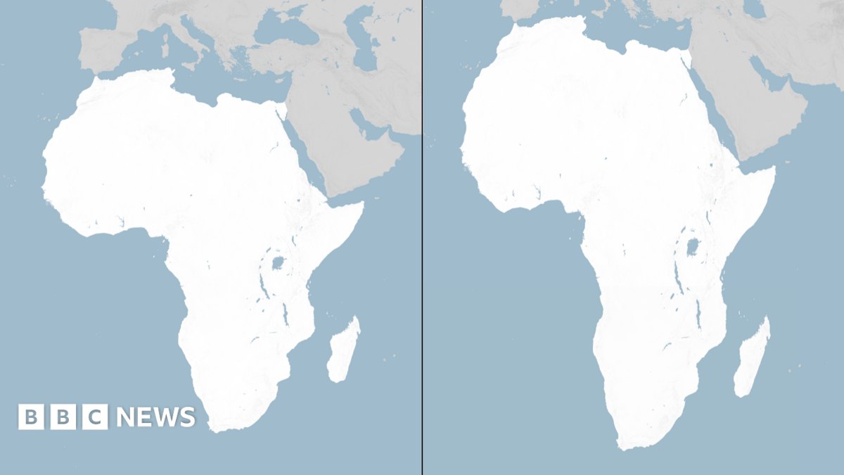 Aqalka Guud ee Qaramada Midoobay wuxuu go'aansaday in la beddelo mapka adduunka si loo muujiyo meesha Afrika