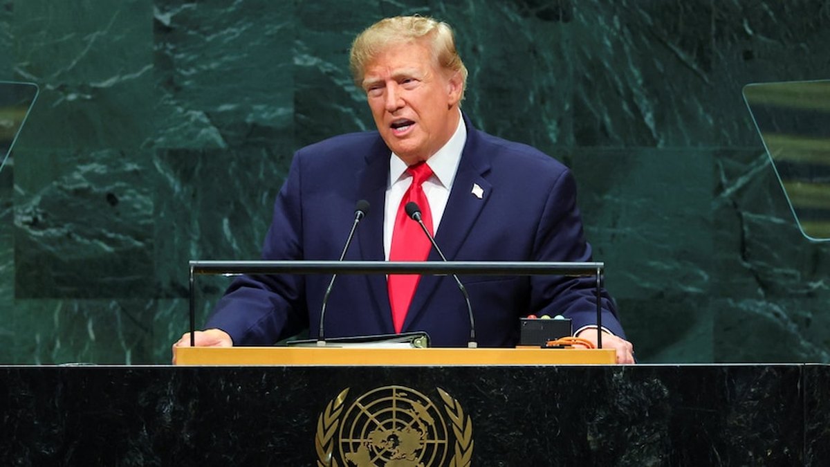 Madaxweyne Trump ka hadlaya khudbaddiisa UN-ka: Wuxuu sheegay inuu ka go'an yahay inuu dagaalka Iran ku dhameysto, balse wuxuu diiday xisaabta AI
