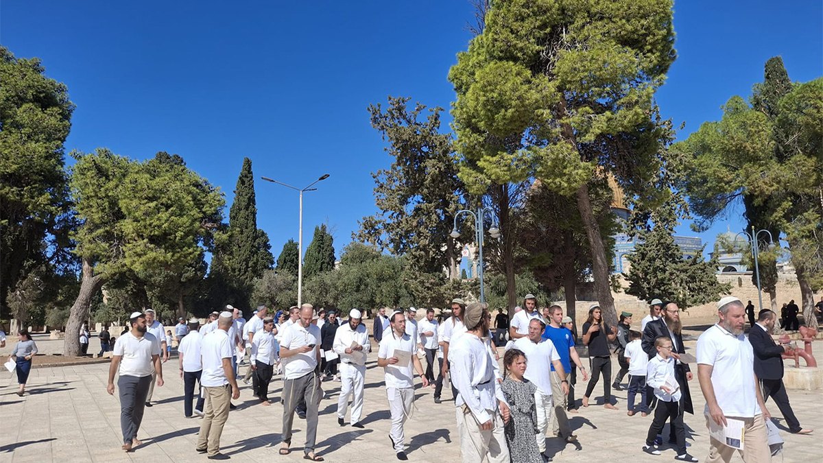 900 Ruux oo Isbitaaliyeyn ah oo Galay Masjidka Al-Aqsa, Waa La Socday Ciidamada Ilaalada Israel