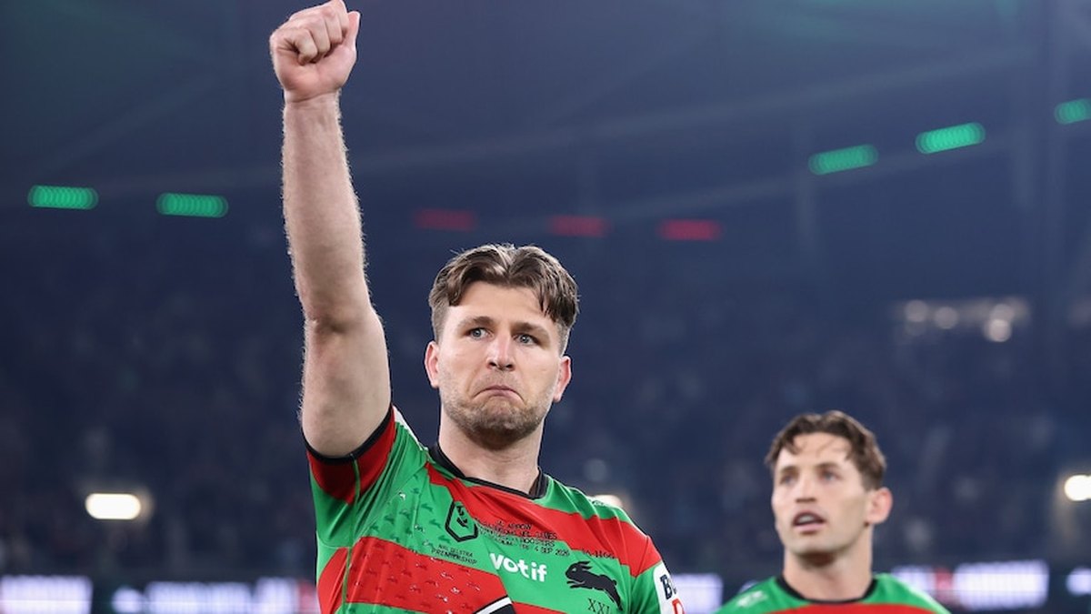 Jai Arrow wuxuu ku guuleystay 100-aadkii ciyaaraha Souths, Souths-na ayaa ku guuleysatay Roosters 50-20