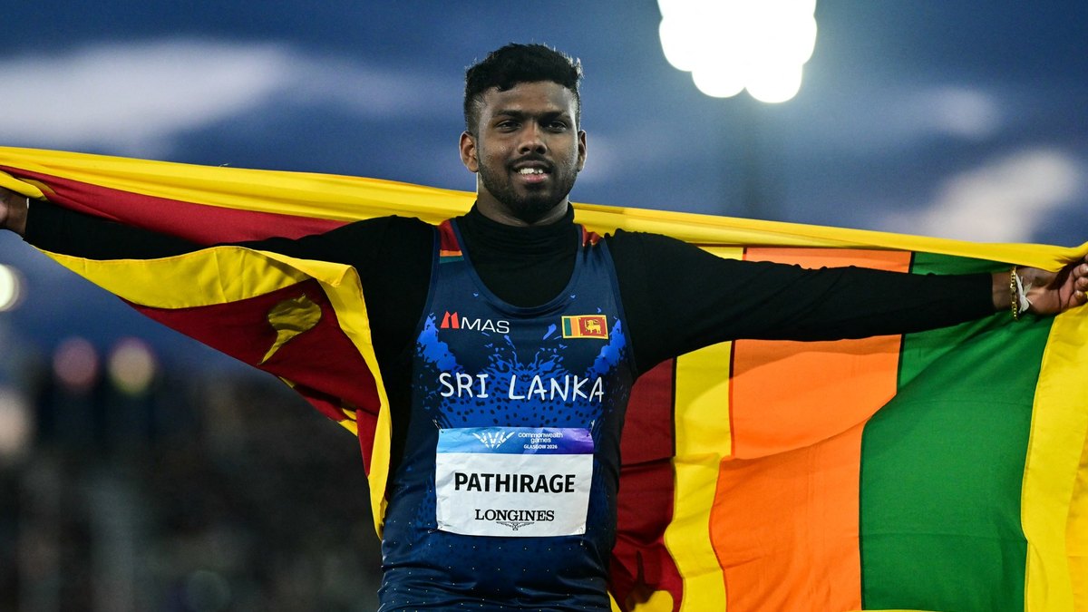 Rumesh Pathirage oo qaaday dahabka Ciyaaraha Barwaaqada 2026 isagoo ka dambeeyay Nadeem iyo Chopra