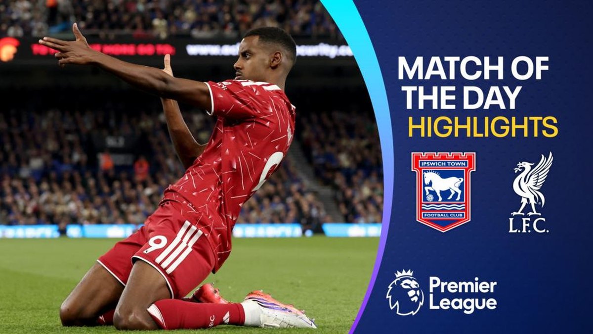 Isak wuxuu ku guuleystay laba goolal oo hore u dhacay, Liverpool ayaa ku guuleysatay 2-0 Ipswich
