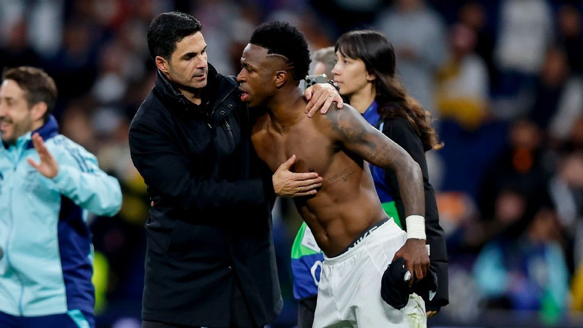 Arteta oo aan faahfaahin ka bixin xiisaha Arsenal ee Vinícius Júnior, wuxuuna filayaa wareejinno cusub