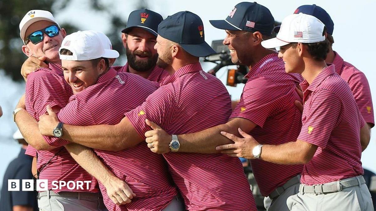 Maraykanku wuxuu ku guuleystay tartanka Presidents Cup, isagoo ka soo kabay xaalad adag