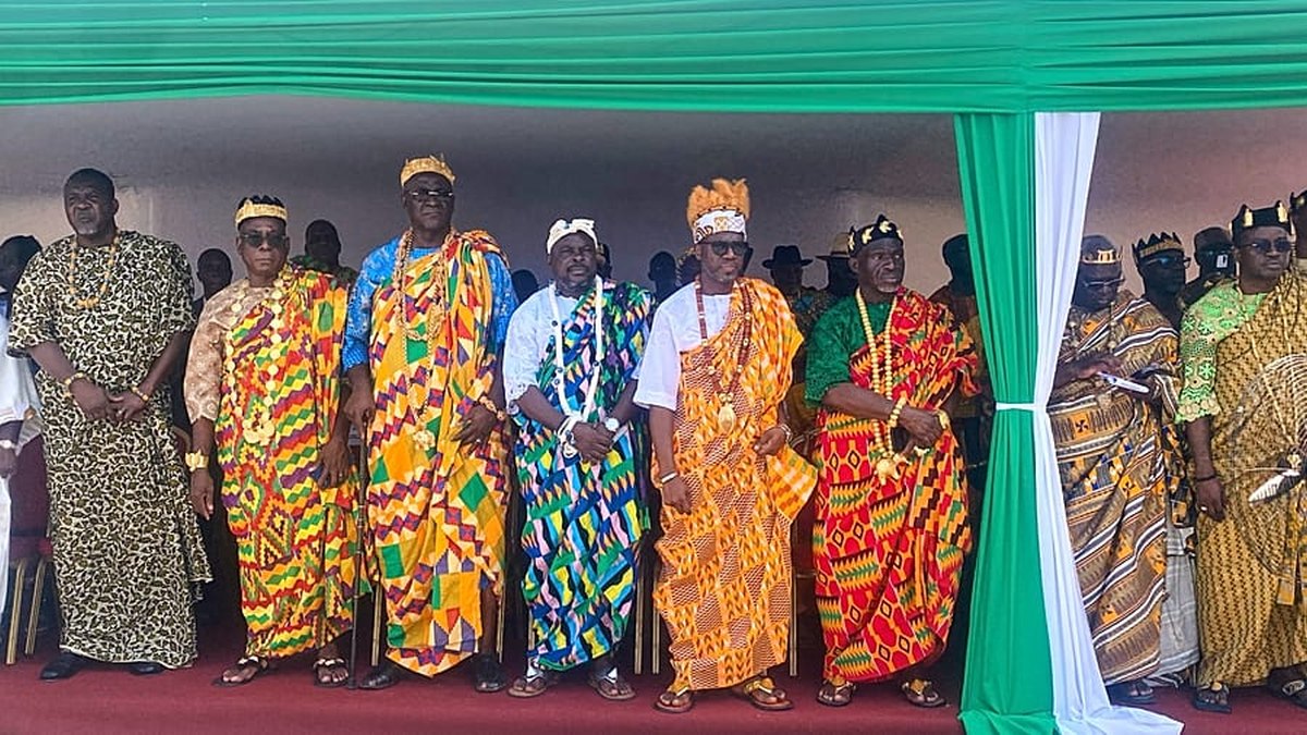 Drumka Quduuska ah ee Djidji Ayokwe oo ku soo laabtay tuulada ay ka dhalatay ee Ivory Coast