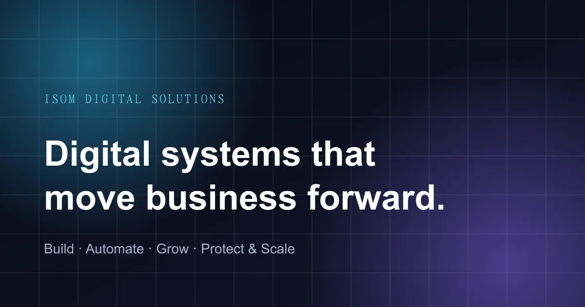 How ISOM Automates East African Businesses with Practical, Governed AI