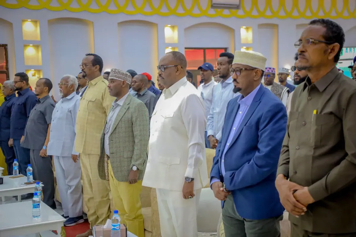 Mashruuca biyo-saarka Magaalada Galkacyo oo maanta la dhagax dhigay.