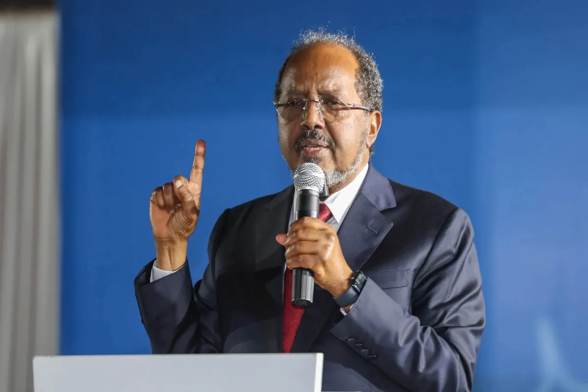 Madaxweyne Xasan Sheekh oo khodbad dhinacyo badan taabanaysa ka jeediyay magaalada Dhuusamareeb